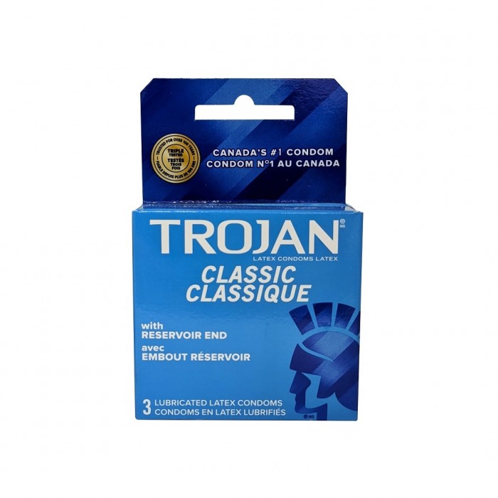 Trojan classic lubricated condoms ( pack of 3 )