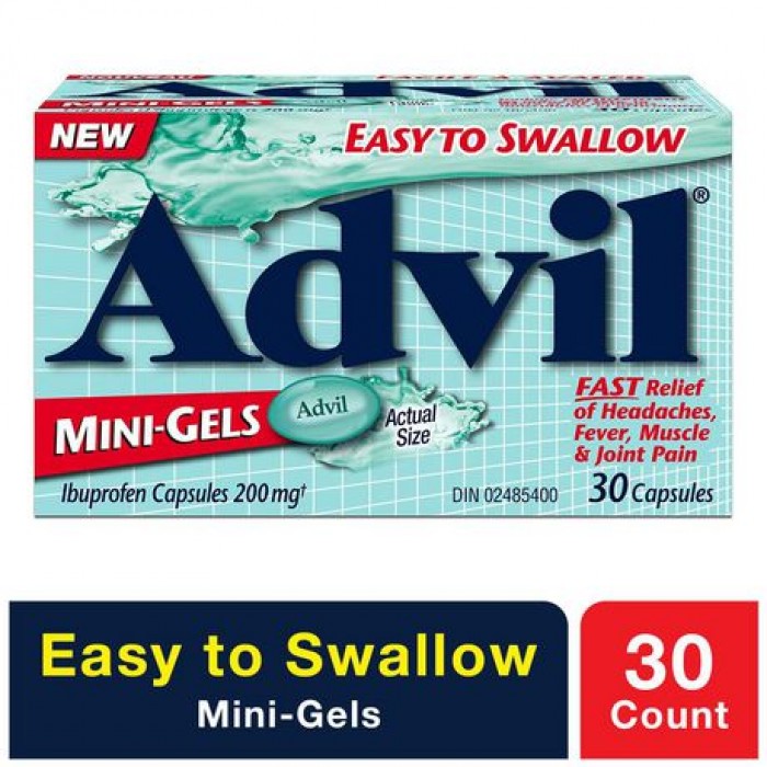 advil  easy to swallow mini-gels (30 capsules)