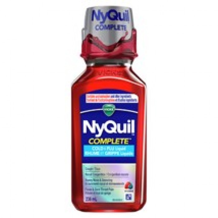 Vicks Nyquil complete cold & flu berry 354ml